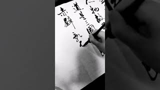 高手大隐于市，好书法，好功力，苦练十年，自创流派，一手好字！，