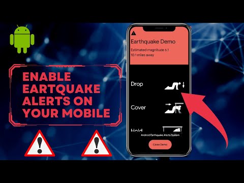 How To Get Earthquake Alerts On Your Mobile | Earthquake Detection |