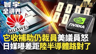 【精選】日媒專題曝數據 陸半導體破包圍網就剩一步？領政府巨額補助還裁員！美議員怒了叫CEO出來｜#寰宇新聞 #寰宇全視界 @globalnewstw