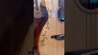 We have the guitar autographed by Ed Sheeran!!! #edsheeranfans #edsheeranfanpage #sheeran