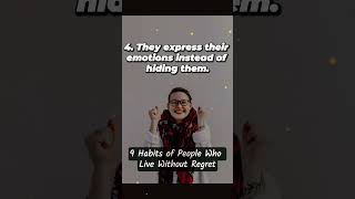9 Habits of People Who Live Without Regret #NoRegrets #LifeWisdom #Shorts