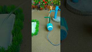 Mini hand pump project water with supply motor drinks lions and farm #waterpump #shorts #288