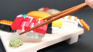 【レゴ料理動画】レゴで作る不思議なお寿司【ASMR】