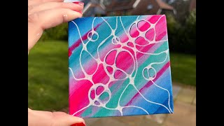 Day 12 - Neurographic Art - Acrylic - Mini 28 Day Challenge - Watch Me