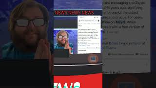 Breaking news Skype is getting shut down May 5, 2025! #skypeforbusiness #groupcall #youtubeshorts