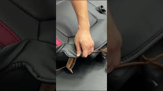 High-quality eco-leather, breathable for tesla Y🔥#TeslaModelY #SeatCoverInstall