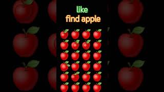find Apple in image like subscribe comments