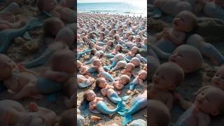 When Mermaids Are Just 6 Months Old 😱😭 #mermaid #ai #shorts