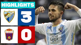 MÁLAGA CF 3 - 0 CD ELDENSE I HIGHLIGHTS LALIGA HYPERMOTION