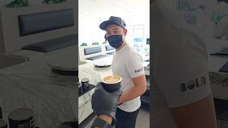 latte master 😀. #coffee #coffeelatteart #coffeeart #espressolover