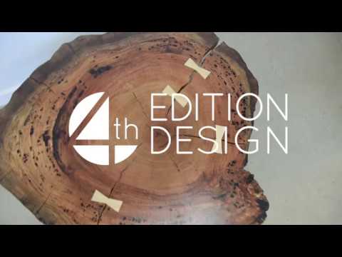 Live Edge Texas Cypress Coffee Table