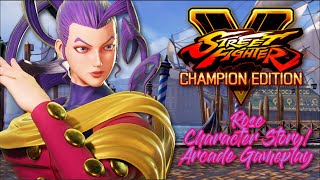 Street Fighter V: Champion Edition Rose Character Story/Arcade Gameplay