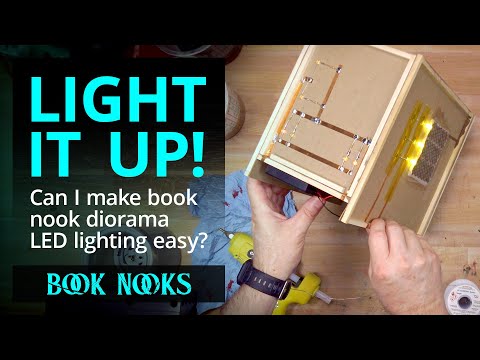 Transform Your Book Nook Dioramas with Easy LED Lights