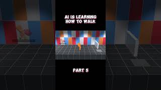 AI robot is learning how to walk #ai #artificialintelligence #aitraining #machinelearning #aimodel