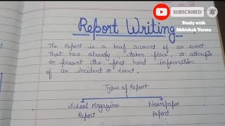 REPORT WRITING #cbse11th #englishlearning #subscribe #like #viral