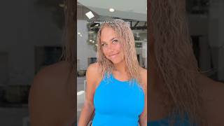 Dying my hair BLONDE! #vlog #haircolor #blonde #grwm #vlogger #vlogging #vlogvideo #curlyhair