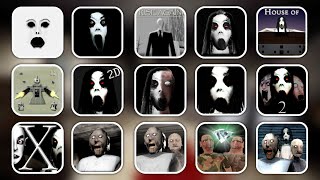 All DVloper Games All Escape Endings - Granny Chapters 1 2 3, Slendrina - Slendrina X, The Twins &+