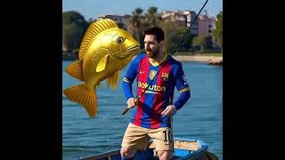 Messi is fishing,Messi voice #messi