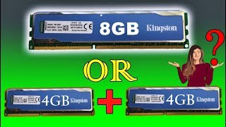 1x 8GB RAM Stick Or 2x 4GB RAM Sticks? What is Dual Channel Memory and Why Does it matter Hindi