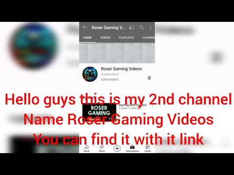 My 2nd channel subscribe now!!!