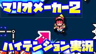 【ハイテンション実況】死にまくっても少しずつ前に進んでいく、それがゲーム実況者の生き様【マリオメーカー2】