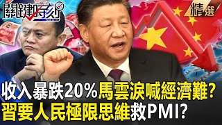 【精選】解封無用？中企收入暴跌20%馬雲淚喊「經濟難」？美拉14國供應鏈「去中化」…習近平要人民「極限思維」救PMI！？【關鍵時刻】-劉寶傑 李正皓 呂國禎 黃世聰 吳子嘉 姚惠珍