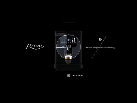 Royal  Tutorial 9   Manual cappuccinatore cleaning