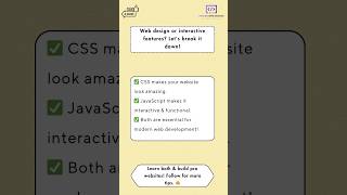 web design vs interactive features: which one matters more? #webdevelopment #uxdesign #webdesign