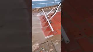 Side walk floor cleaning procss #machinery #shorts #foryou #fyp