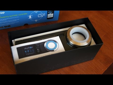 Skydrop smart sprinkler controller unboxing