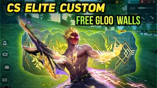 CS Elite Challenge ( Day 4) - Win Free Gloo Wall Skin 🔥 Free Fire Live