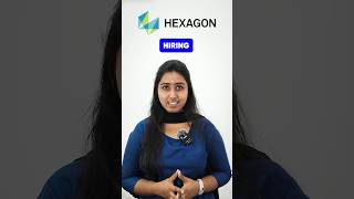 🎉 Hexagon HIRING For FRESHERS 😃 #itjobs #viral #ytshorts  #career #hiring