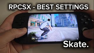 RPCSX -Best settings for Skate. Retroid Pocket 5