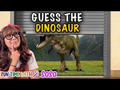 Guess the Dinosaur! 🦖 Fun Dino Quiz for Kids | Guess the Dinosaur with Soso!