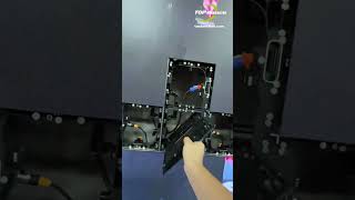 With magnetic panels, no fear of LED display settings! #leddisplay #ledscreen #shorts