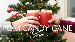 🎄 Pomegranate Candy Cane Holiday Juice | A Kuvings AUTO10 Plus Hands-Free Slow Juicer Recipe