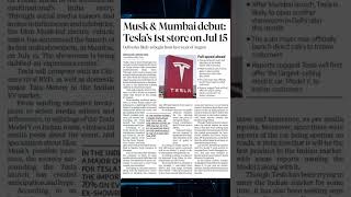 Tesla’s first India showroom opens! 🇮🇳⚡#TeslaIndia #EVNews #AutoMarket #TeslaShowroom #WOXFU