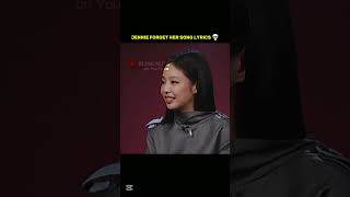 Jennie forget her solo lyrics 💀 #subscribe @Blinknuts1