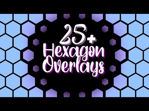 25+ Hexagon overlays ✨*ALL COLORS*