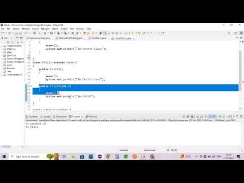 Super keyword in java