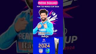 ICC mens t20 world cup 2024 team india squad