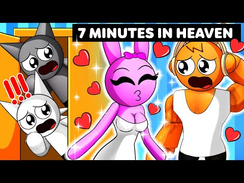 OREN And PINKI With 7 MINUTES IN HEAVEN In Roblox | Berry Sprunki