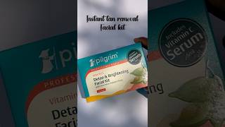 Pilgrim Detan kit for instant tan removal #facial #detanning #tanremovel #5steps