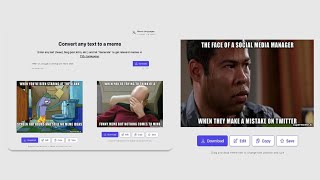 Memes creation to Create Entertaining Contents for youtube or instagram