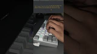 120 WPM on The Redragon K617 Fizz  ⚡#monkeytype #fasttyping #shorts