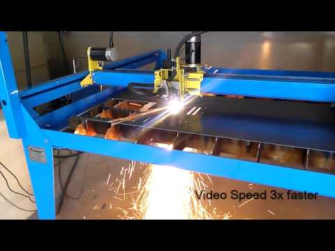 Cutting motor base with Plasmacam