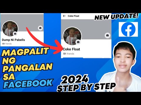 PAANO MAGPALIT NG PANGALAN SA FACEBOOK on FB LITE/HOW TO CHANGE FACEBOOK NAME FACEBOOK UPDATE 2024