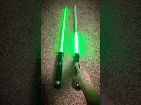 Disney Qui-Gon Lightsaber VS Neopixel!