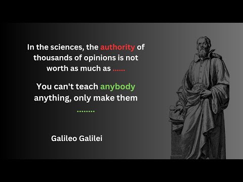 Galileo Galilei Part 1 #quotes #successquotesinenglish