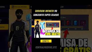 CHEGOU!!! Codiguin infinito do conjunto Super Craque no FREEFIRE grátis! #freefire #ff #codiguin